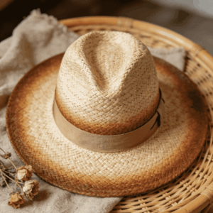 Sundial Wide-Brim Hat / 日晷宽檐草帽